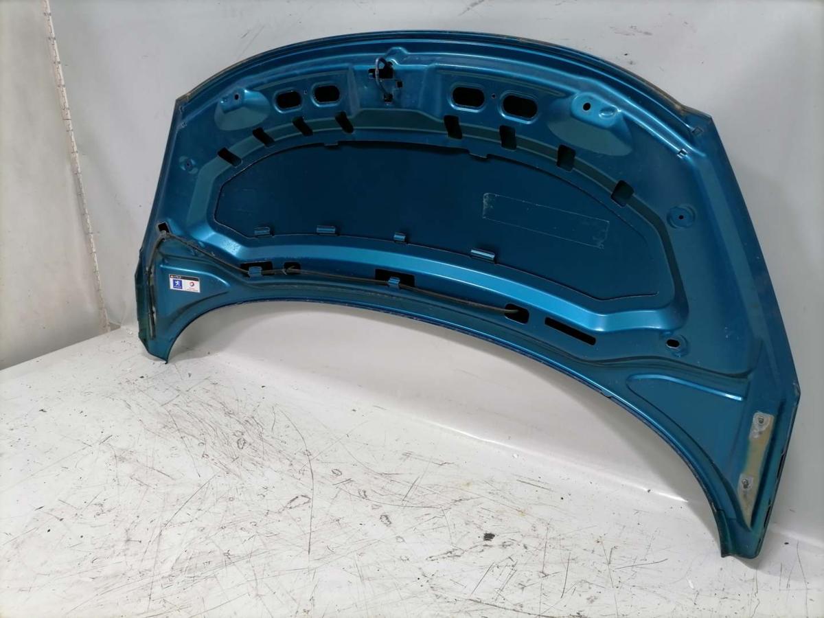 Peugeot 207 original Motorhaube KMU Blaumetallic Bj.2008